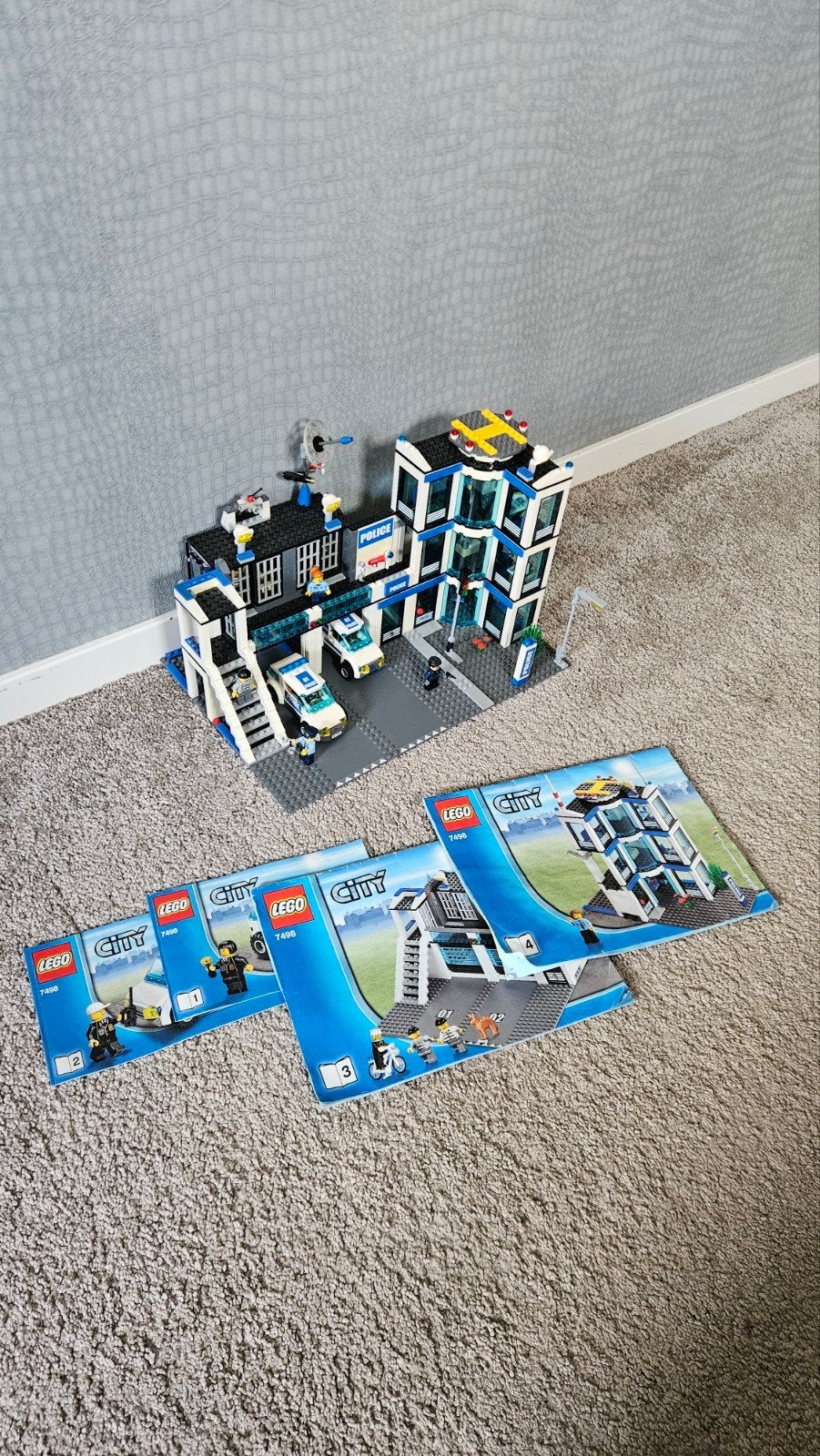 Lego City Politiebureau 7498 - Complete set met instructies, Kinderen en Baby's, Ophalen, City, Lego, Zo goed als nieuw
