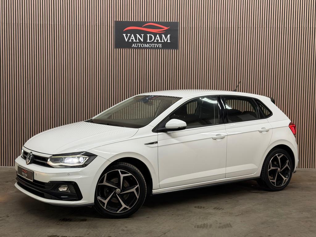 Volkswagen Polo 1.0 TSI R-Line 2019 DSG LED NAVI CRUISE CLIM, Stof, Gebruikt, Euro 6, 1095 kg
