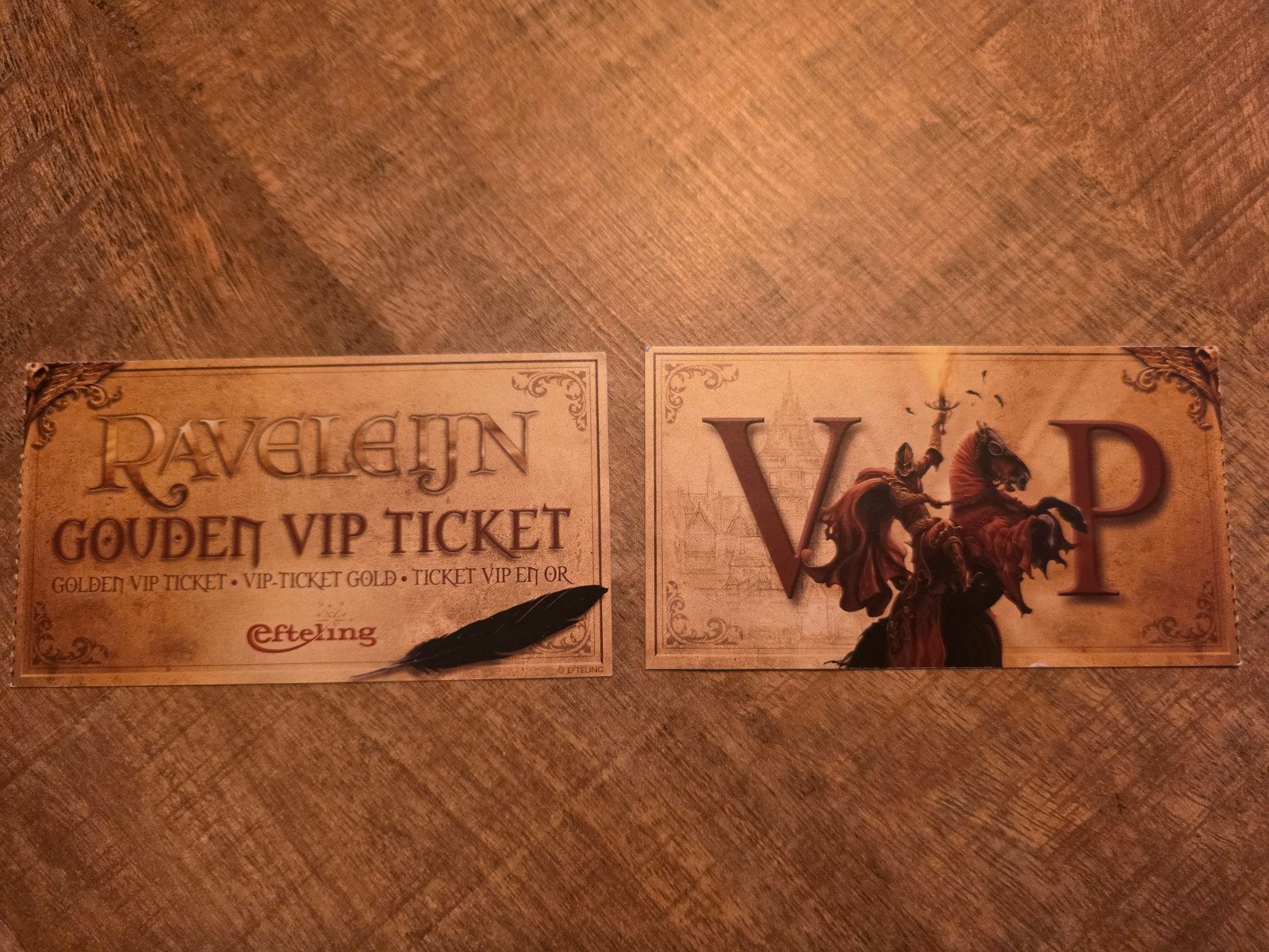 2 x Raveleijn gouden vip ticket, Ophalen
