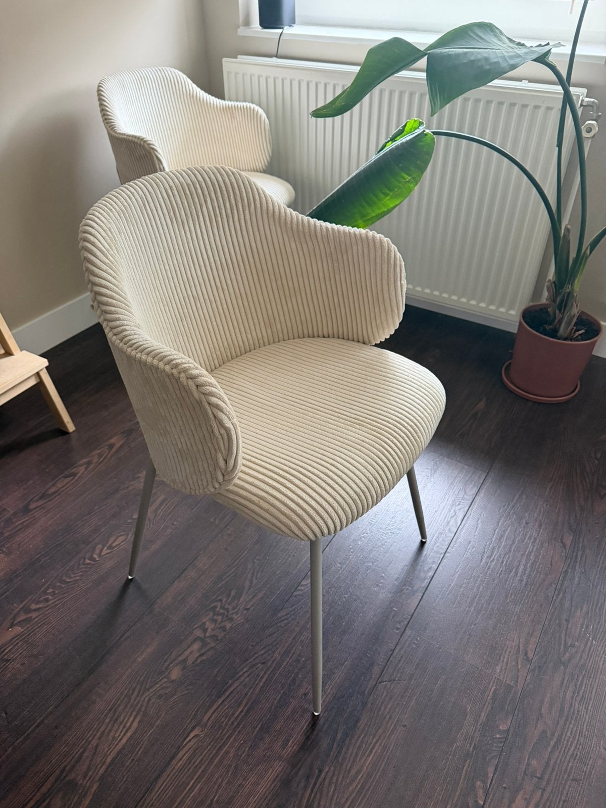 Kave Home Yunia rib wit 3x, Ophalen, Drie, Wit, Zo goed als nieuw