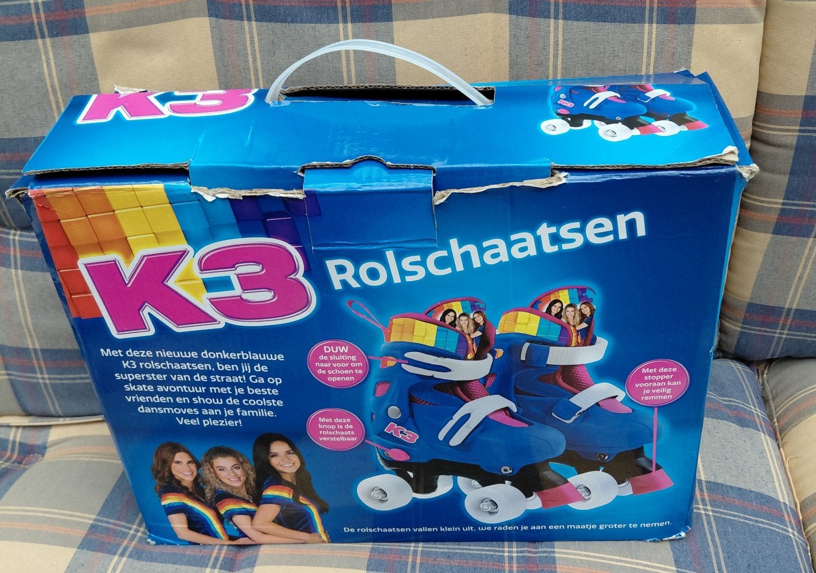 K3 rolschaatsen - Maat 26/29 - Gebruikt, Ophalen of Verzenden, Verstelbaar, Gebruikt, Kinderen
