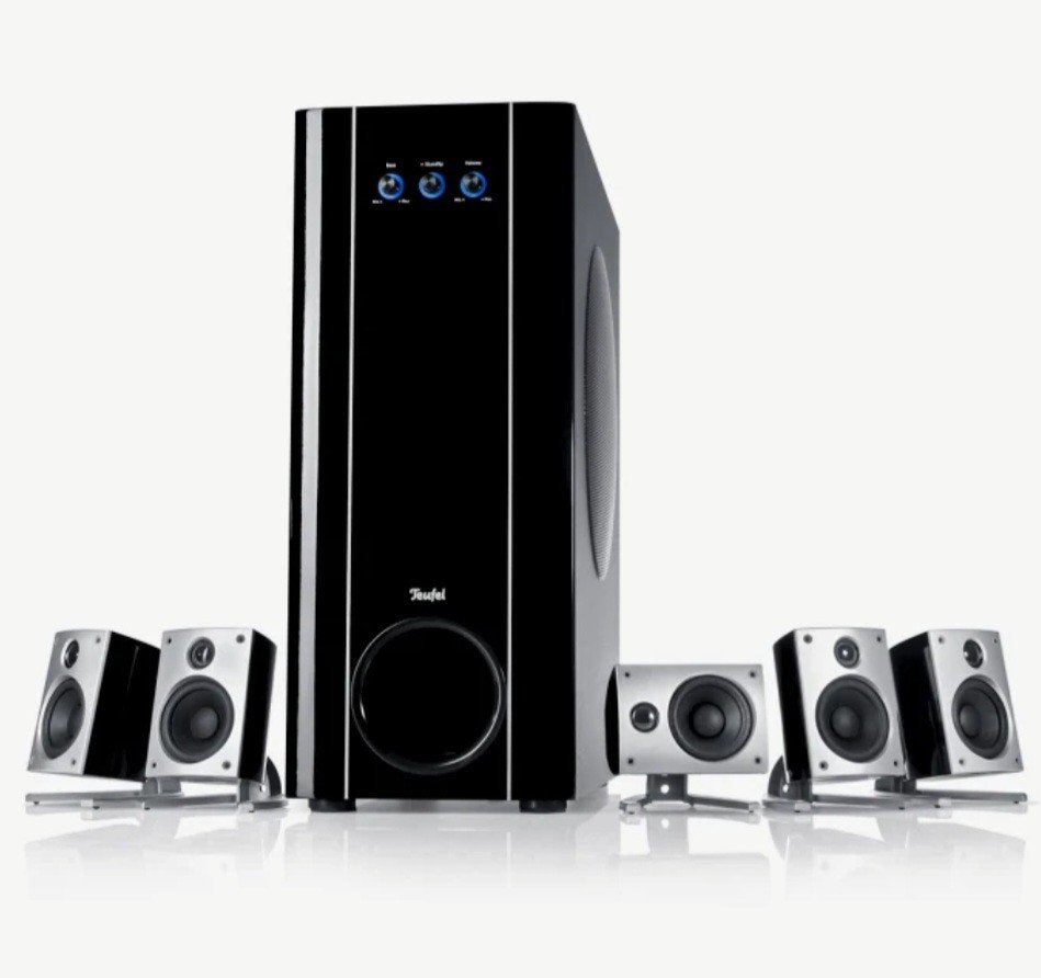 Ongebruikte Teufel Concept E400 5.1 Multimedia Surround Set, 70 watt of meer, Nieuw, 5.1-systeem, Overige spelers