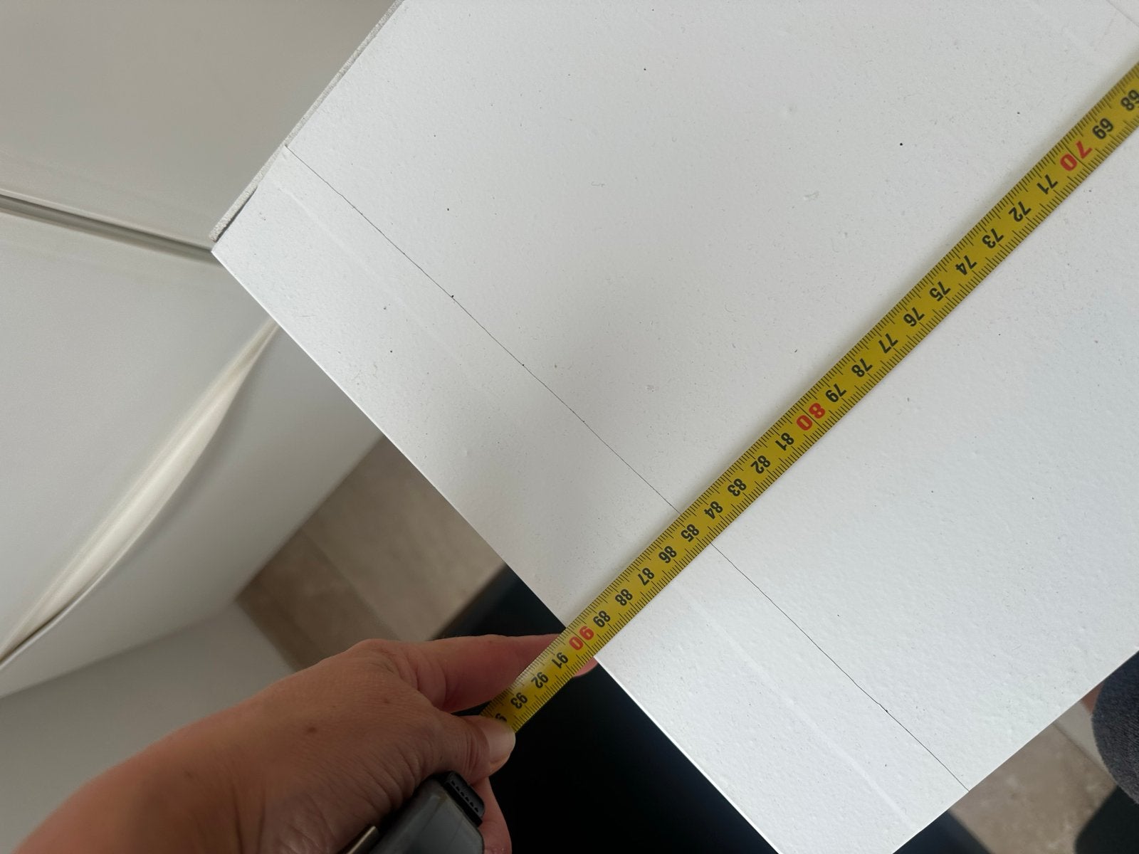 Stevige vakkenkast, ook op te hangen (wit), Ophalen of Verzenden, Gebruikt