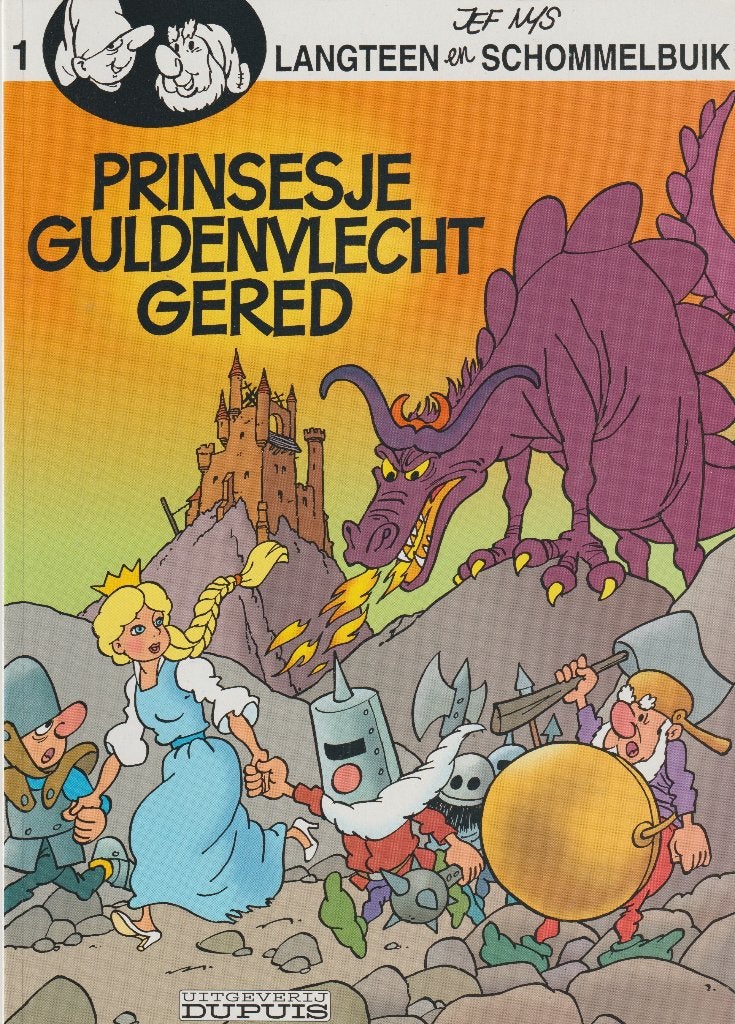 Langteen en Schommelbuik deel 1 + 3 + 5 Jef Nys, Boeken, Meerdere stripboeken, Ophalen of Verzenden, Zo goed als nieuw
