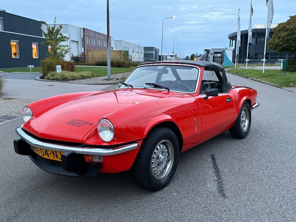 Triumph Spitfire 1.5 TC Origineel 38 jaar 1 eigenaar, Auto's, 4 cilinders, Cabriolet, Origineel Nederlands, Bedrijf