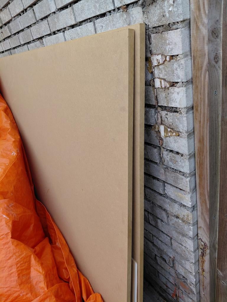 MDF PLAAT 244x122x1,8 cm, 100 liter of meer, Ophalen of Verzenden, Nieuw, Overige typen