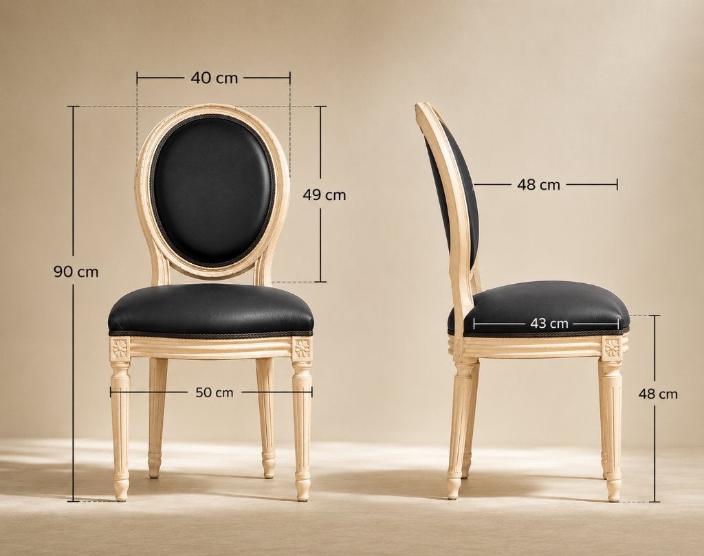 Set van 2 vintage Louis XVI stoelen – opnieuw te bekleden, Antiek en Kunst, Antiek | Meubels | Stoelen en Banken, Ophalen
