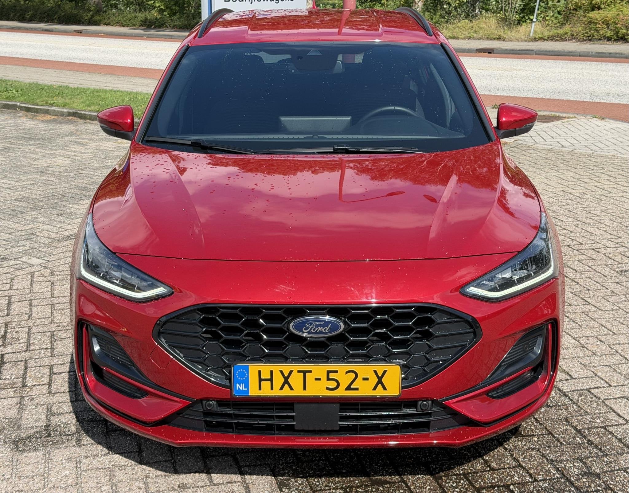 Ford Focus Wagon 1.0 EcoBoost Hybrid ST Line X 155 PK | Auto, Auto's, Stof, Gebruikt, Origineel Nederlands, Hybride Elektrisch/Benzine
