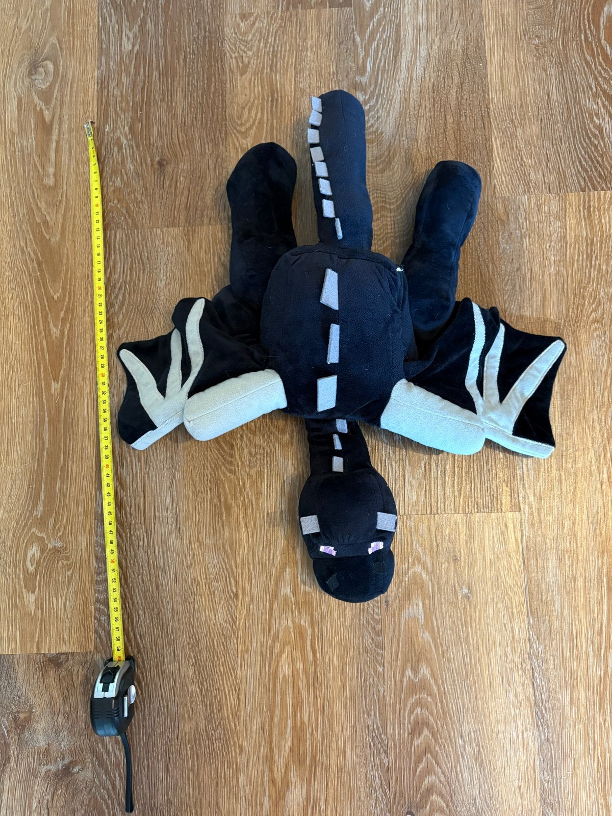 Minecraft Ender Dragon knuffel - Zo goed als nieuw, Overige merken, Overige karakters, Overige typen, Zwart