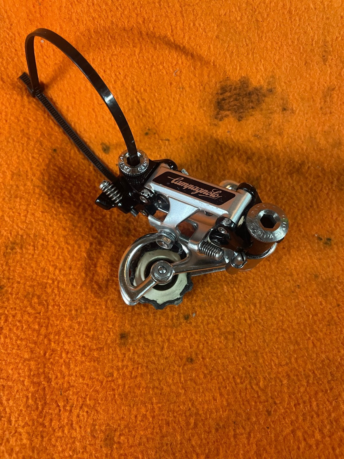 Campagnolo seuper Record Derailleur 83 racefiets onderdelen, Gebruikt, Verzenden, Derailleur of Ketting, Aluminium