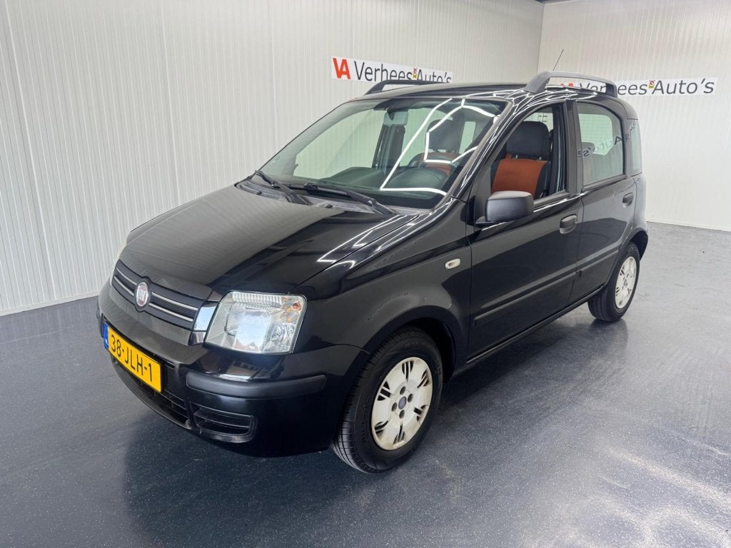 Fiat Panda 1.2 Edizione Cool (bj 2009), Auto's, Fiat, Gebruikt, 1242 cc, Zwart, Bedrijf