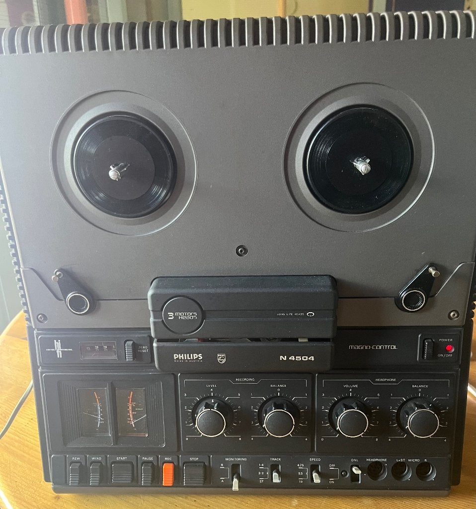Bandrecorder, Ophalen, Bandrecorder, Met stofkap