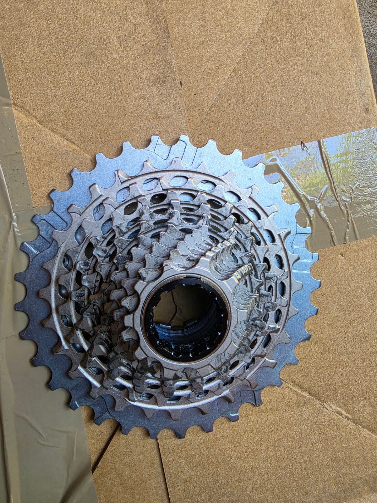SRAM Red 10-33T 12 SPD Cassette, Fietsen en Brommers, Gebruikt, Gravelbike, Staal, Ophalen of Verzenden