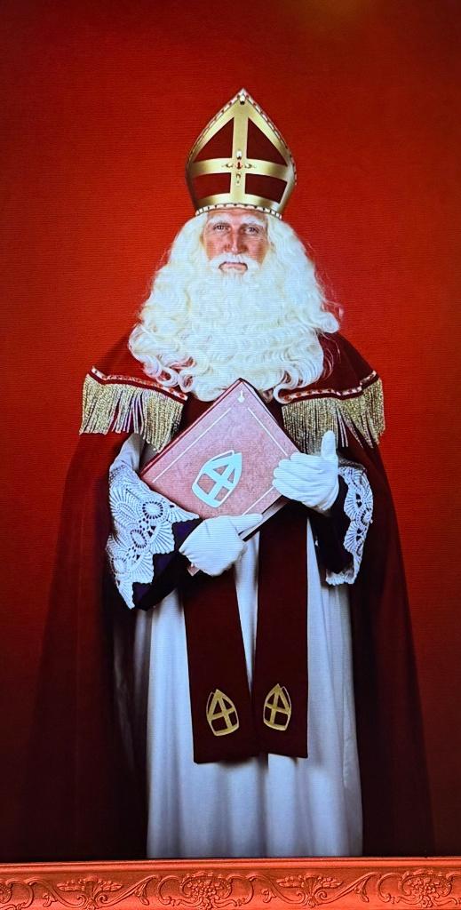 Sinterklaas Haarwerk (tule), Diversen, Sinterklaas, Ophalen of Verzenden, Gebruikt