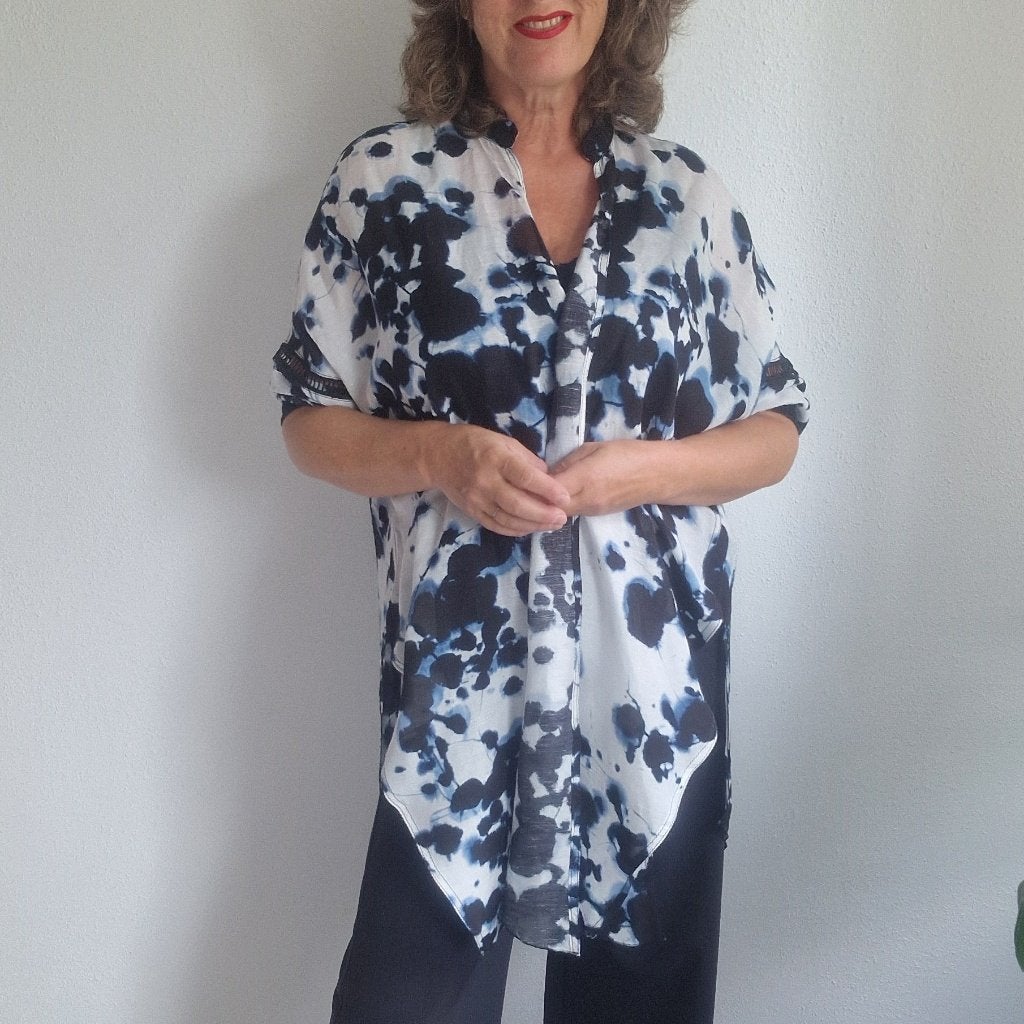 Beate Heymann Streetcouture designer vest. Maat 38, Maat 38/40 (M), Meerkleurig, Nijmegen, Verhip-vintage.nl