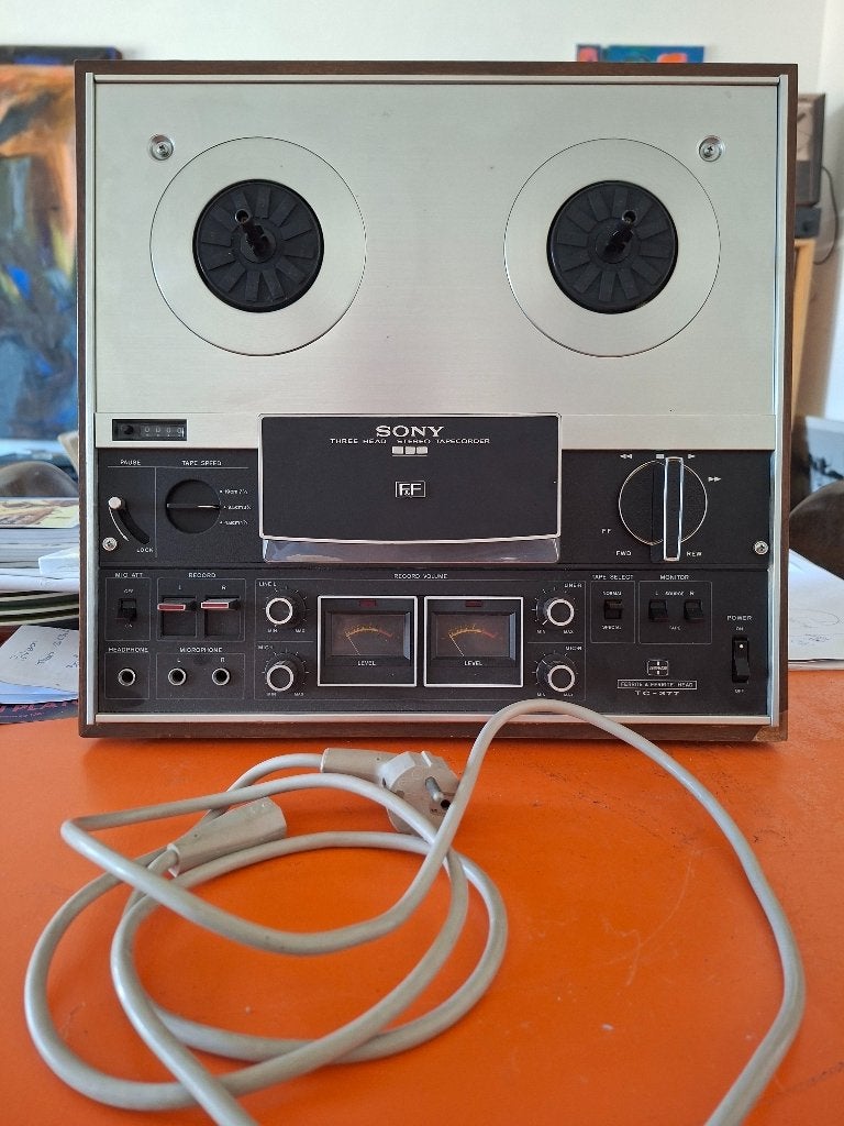 sony TC-377 wie kan hem repareren, Ophalen of Verzenden, Bandrecorder