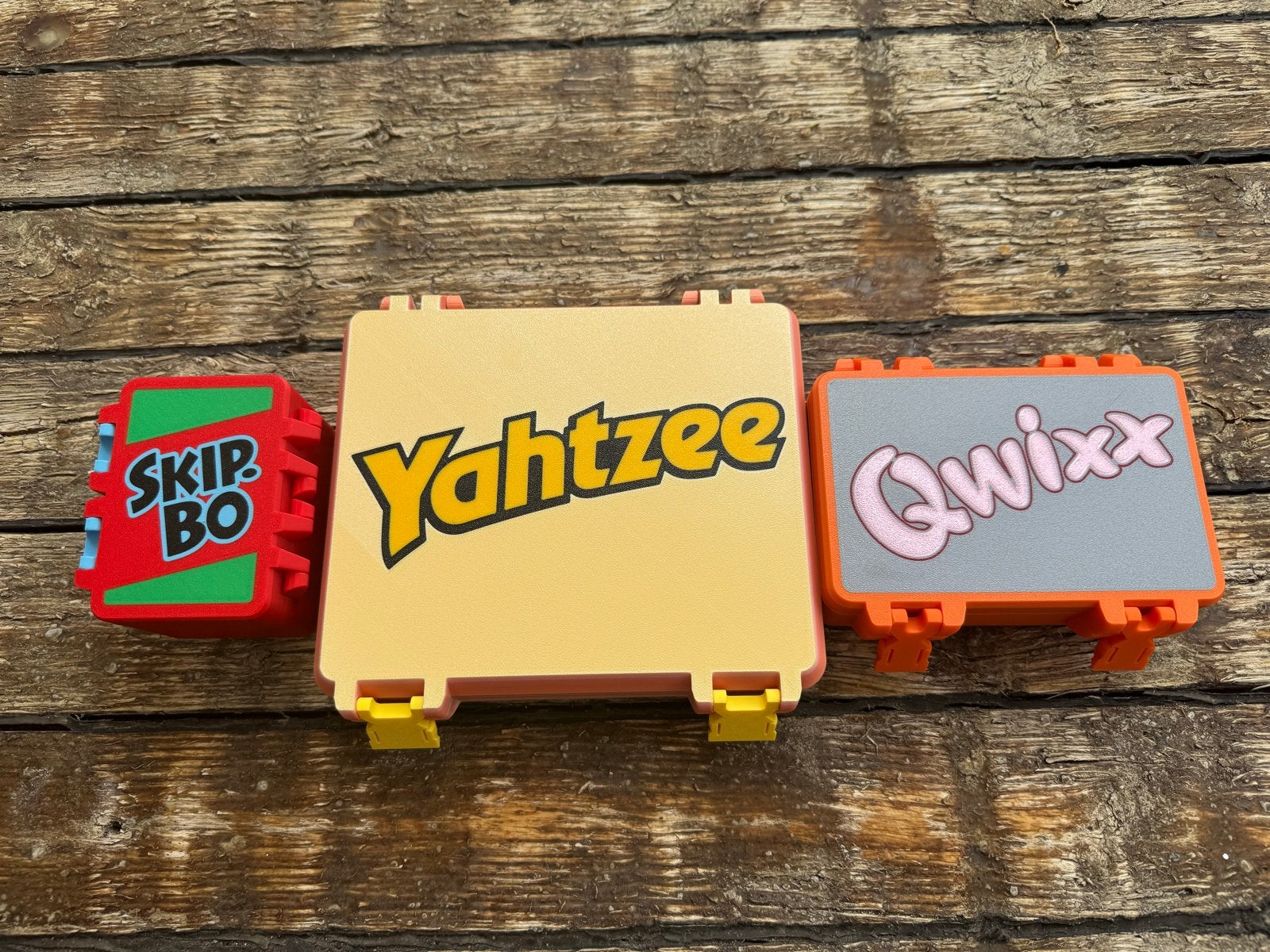 3D Geprinte Opbergdoosjes voor Spelletjes (Skip-Bo, Yahtzee,, Ophalen of Verzenden, Nieuw