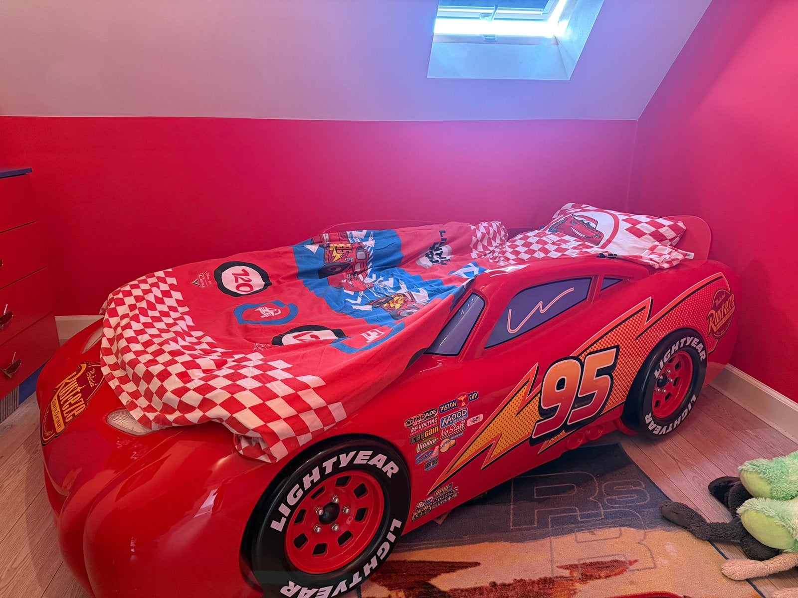 Cars kamer compleet! Origineel !, Ophalen, 85 tot 100 cm, Zo goed als nieuw, Matras