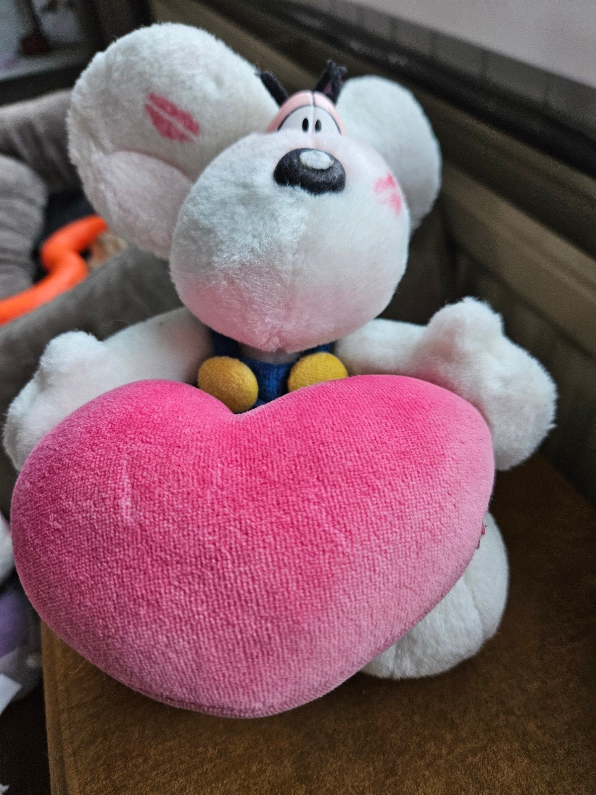 Vintage Diddl knuffel met hart - origineel, Verzamelen, Ophalen of Verzenden, Diddl, Gebruikt, Knuffel