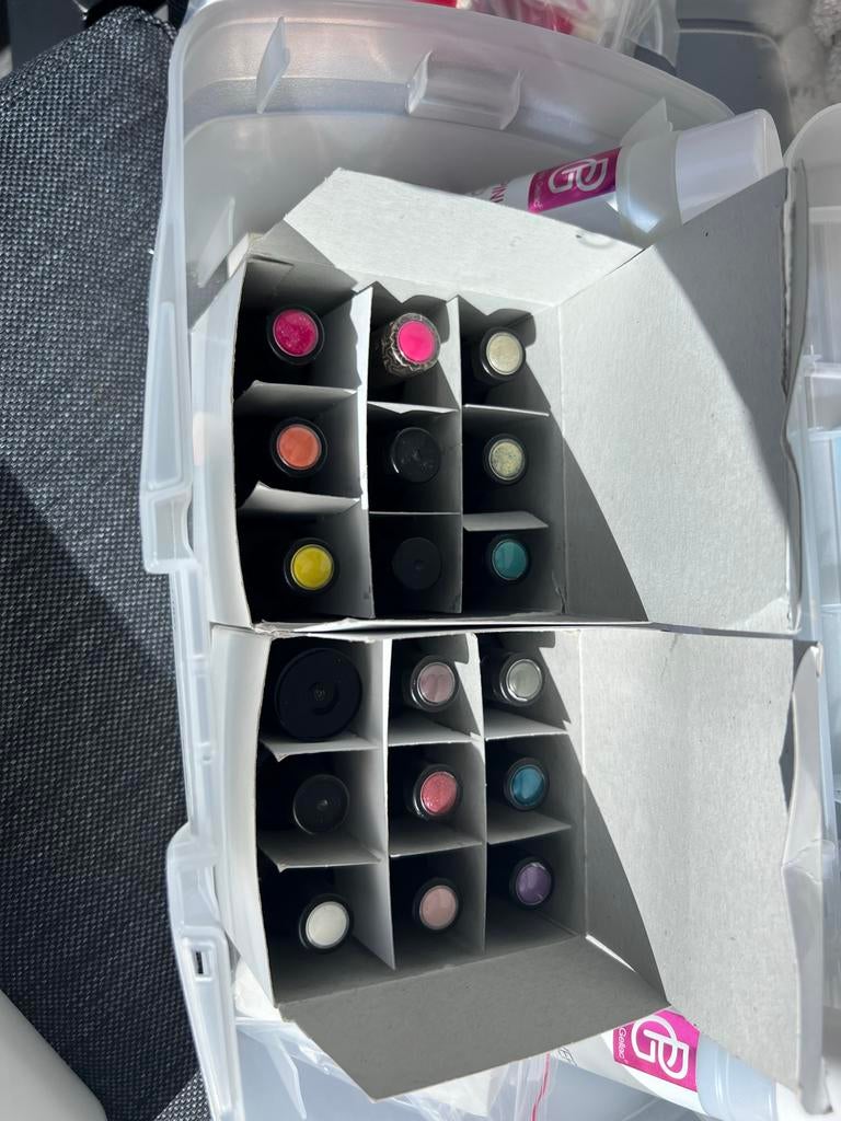 Gellac set met lamp, veel kleuren en accessoires, Ophalen, Zo goed als nieuw