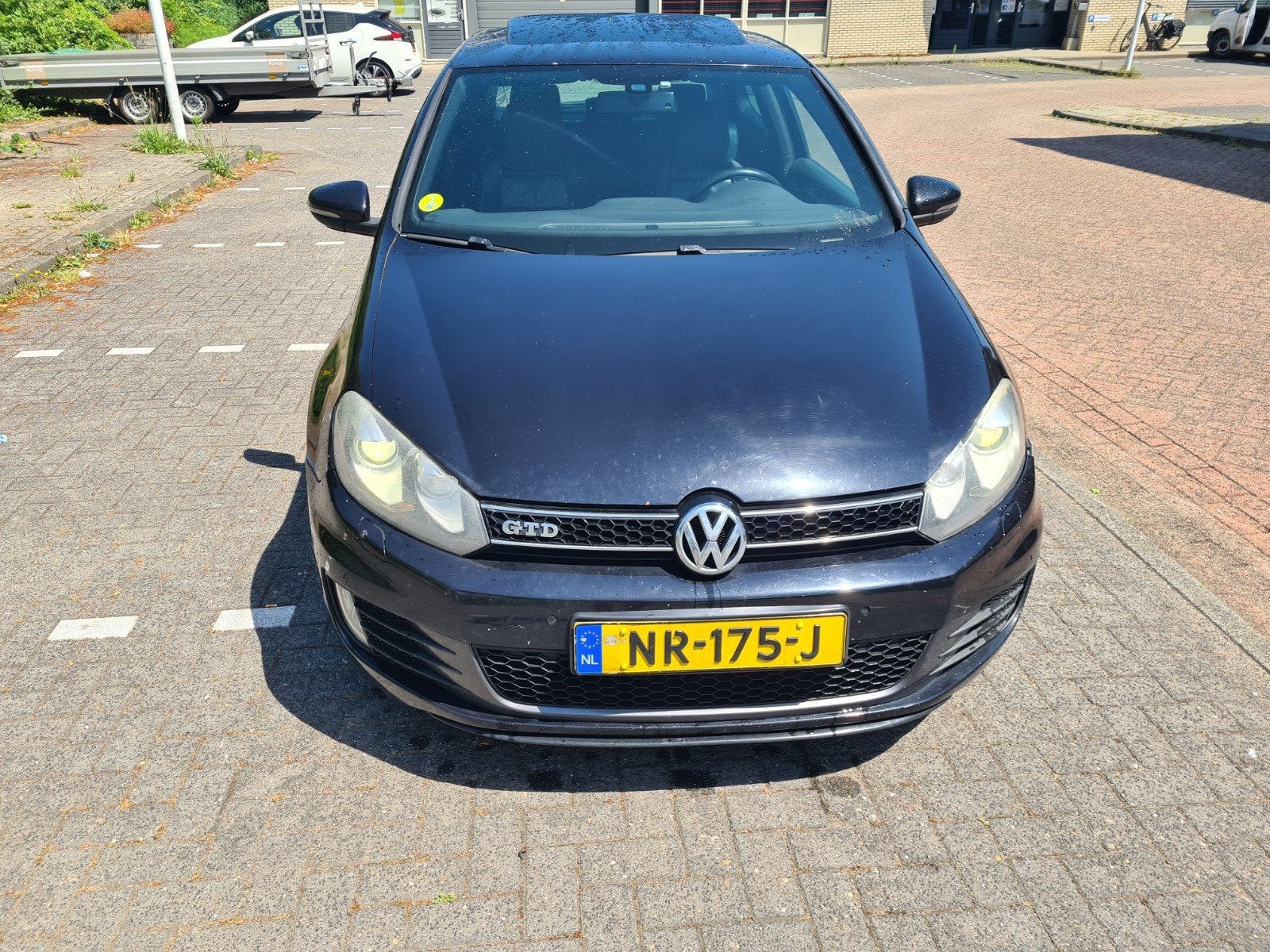 Volkswagen Golf 6 GTD 125KW 3D DSG/LEDER Veel opties, Euro 5, Zwart, Zwart, Leder