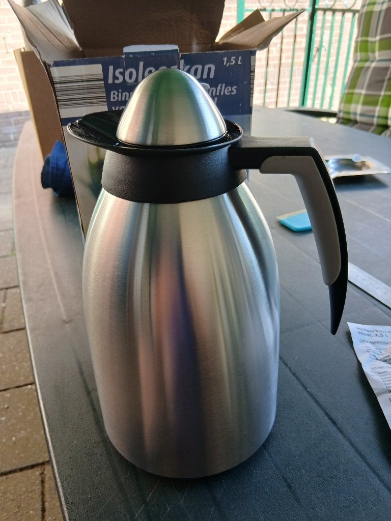 Thermoskan roestvrijstaal, Huis en Inrichting, Keuken | Keukenbenodigdheden, Ophalen of Verzenden, Nieuw