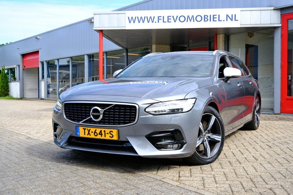 Volvo V90 2.0 T4 R-Design Aut. Leder|CarPlay|Adapt.Cruise|Na, Auto's, Euro 6, 1969 cc, 1616 kg, 93 €/maand