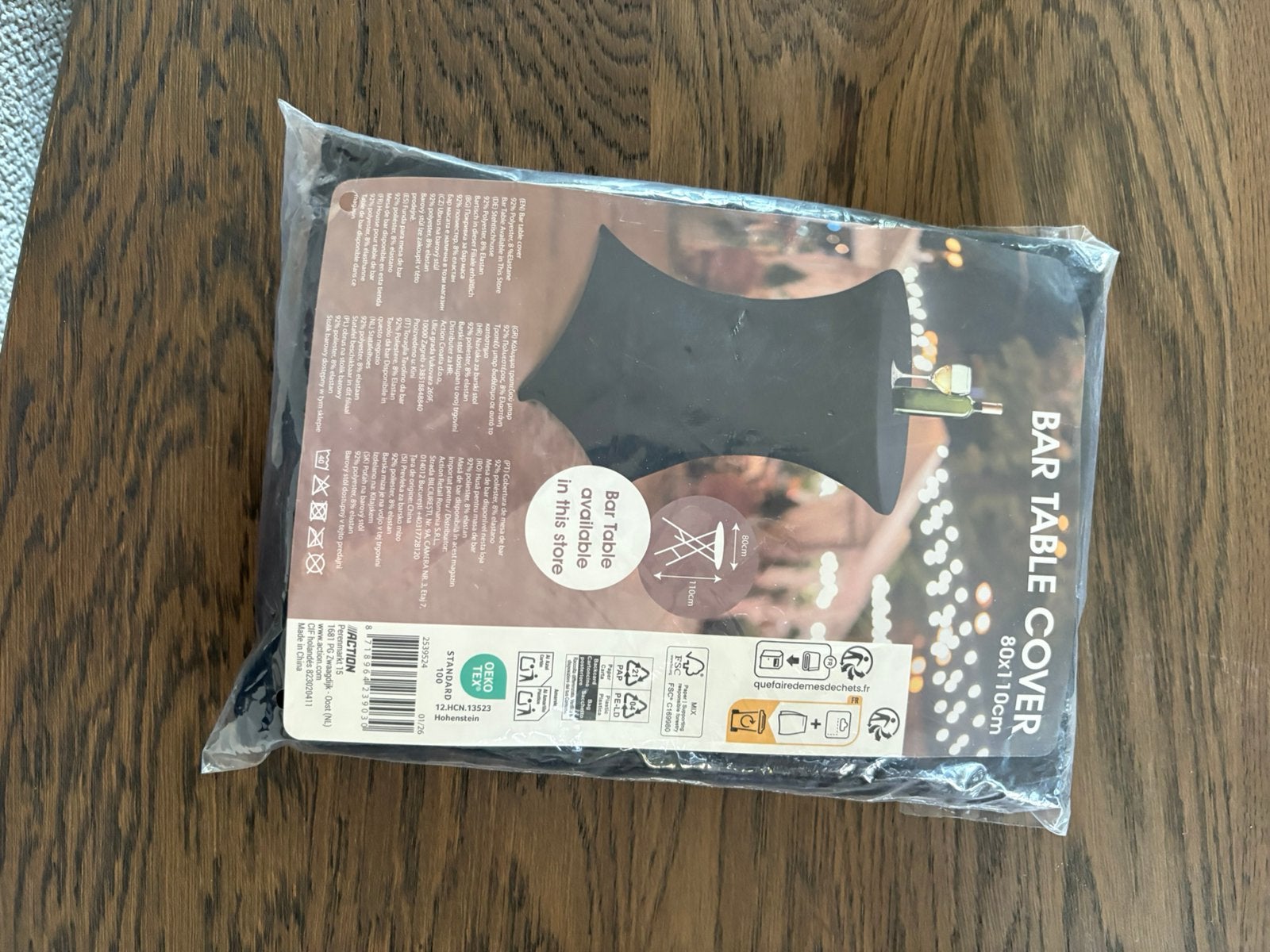 Statafelrok zwart, Ophalen of Verzenden, Zo goed als nieuw, Rechthoek