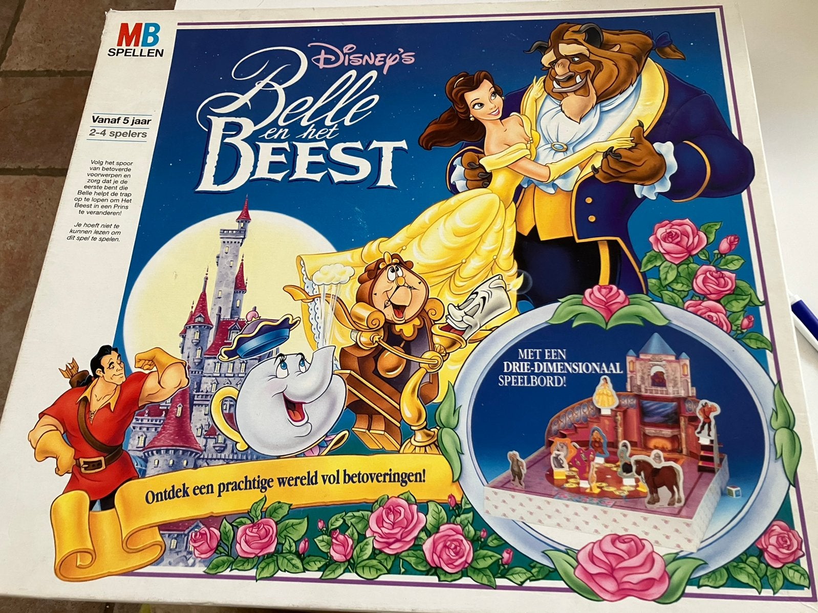 Disney’s Belle en het beest bordspel, Verzamelen, Ophalen of Verzenden, Assepoester of Belle, Gebruikt, Overige typen