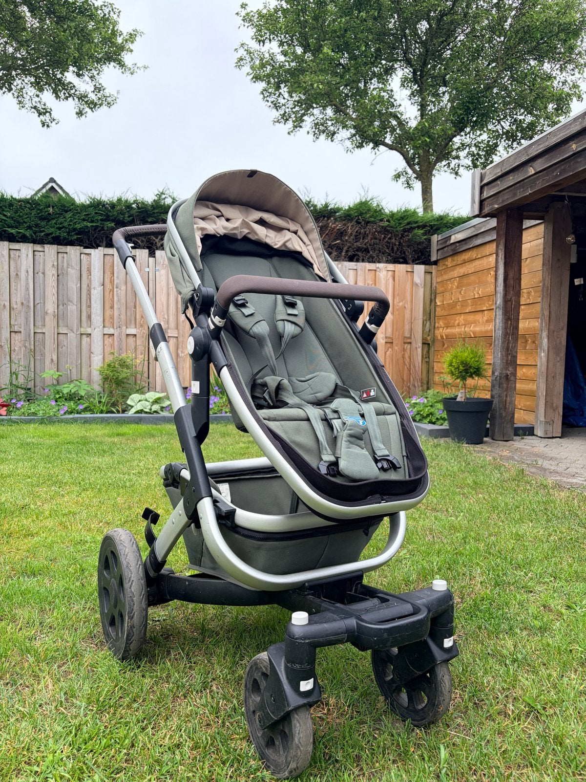 Joolz Geo2 combiwagen - gebruikt voor 2 kindjes, Gebruikt, Combiwagen, Met reiswieg, Ophalen