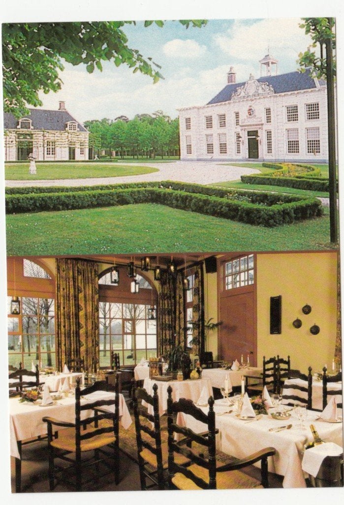 Velsen-Zuid  Landgoed Beeckestijn Restaurant Interieur 1983, Verzenden, 1980 tot heden, Ongelopen, Noord-Holland