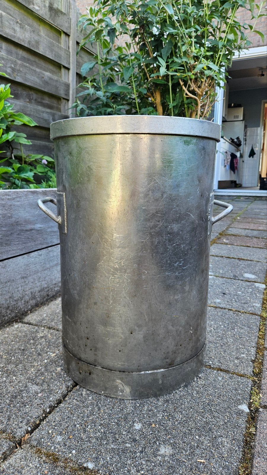 50 liter roestvrij stalen pan, Huis en Inrichting, Keuken | Potten en Pannen, Ophalen of Verzenden, Rvs, Kookpan of Snelkookpan