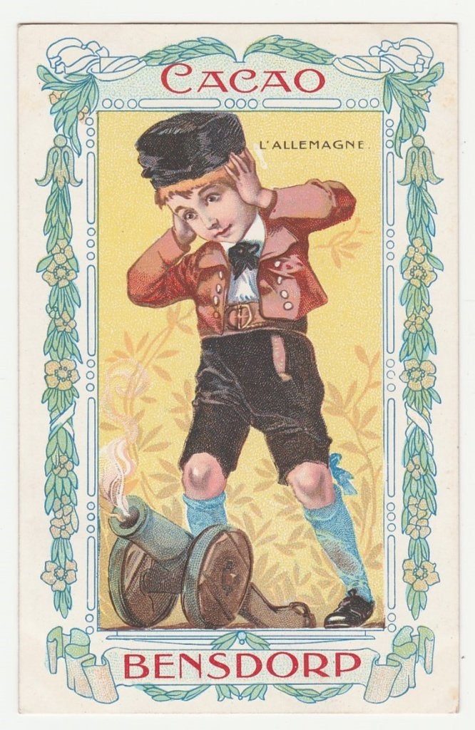 Reclame.  Cacao Bensdorp.  Kinderen., Verzamelen, Verzenden, Voor 1920, Ongelopen, Overige thema's