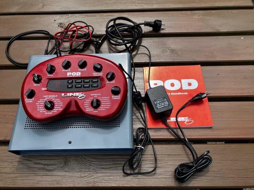 Line 6 POD gitaar multieffect met ILP mono eindversterker, Ophalen, Gebruikt, Multi-effect