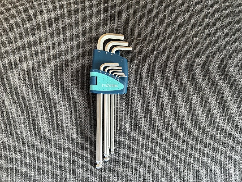 Tecwerk inbus stiftsleutel set 9-delig (extra lang) - nieuw, Ophalen of Verzenden, Nieuw, Inbusset, Overige merken