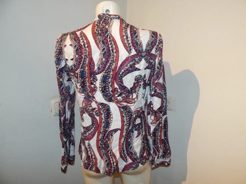 Antik Batik ibiza styl blouse prachtige print in kleuren 40, Kleding | Dames, Maat 38/40 (M), Zo goed als nieuw, Antik Batik, Meerkleurig