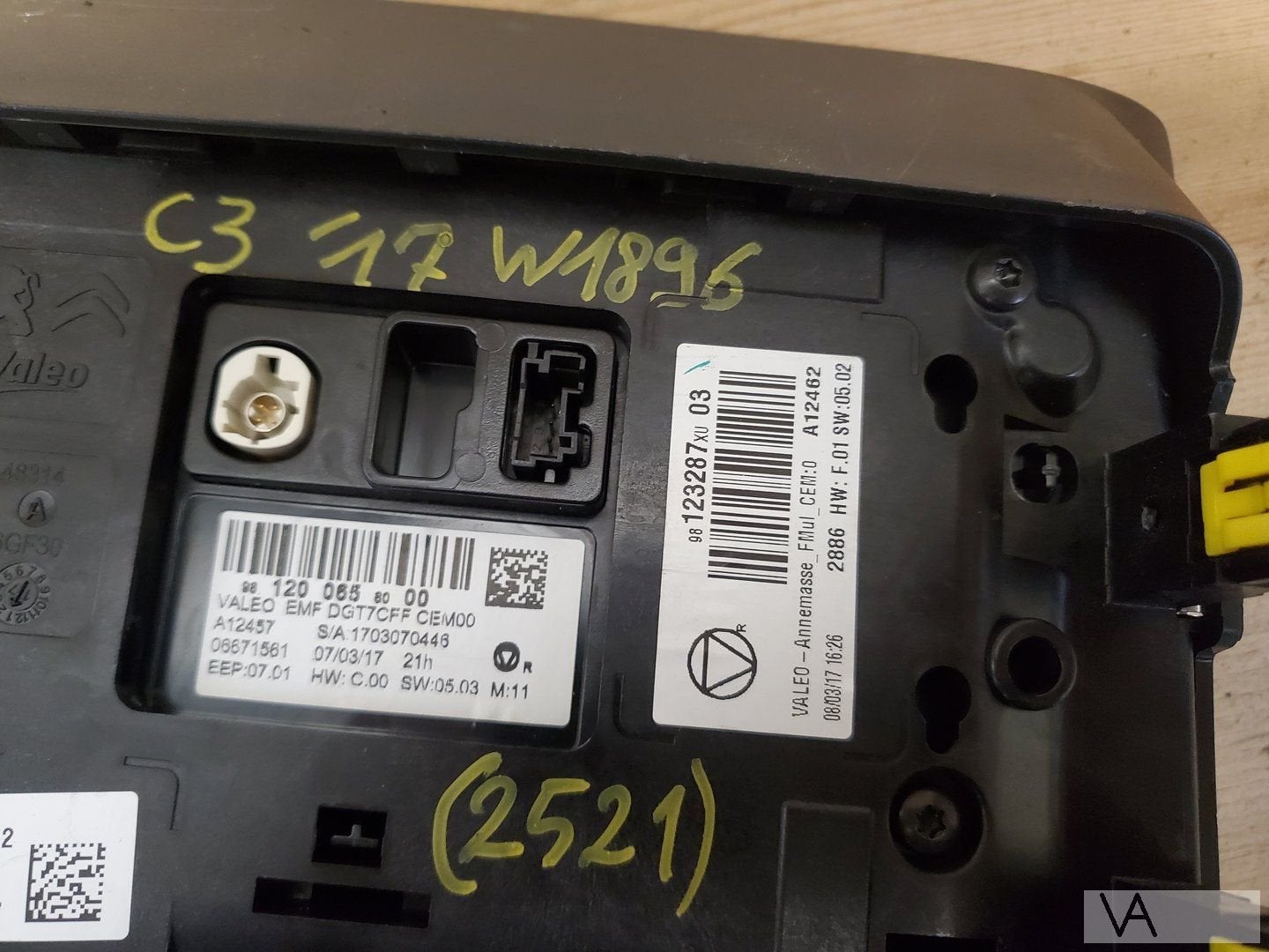Peugeot 208 2008 308 Corsa F navigatie display 9812006580, Gebruikt, -, -, Ophalen of Verzenden