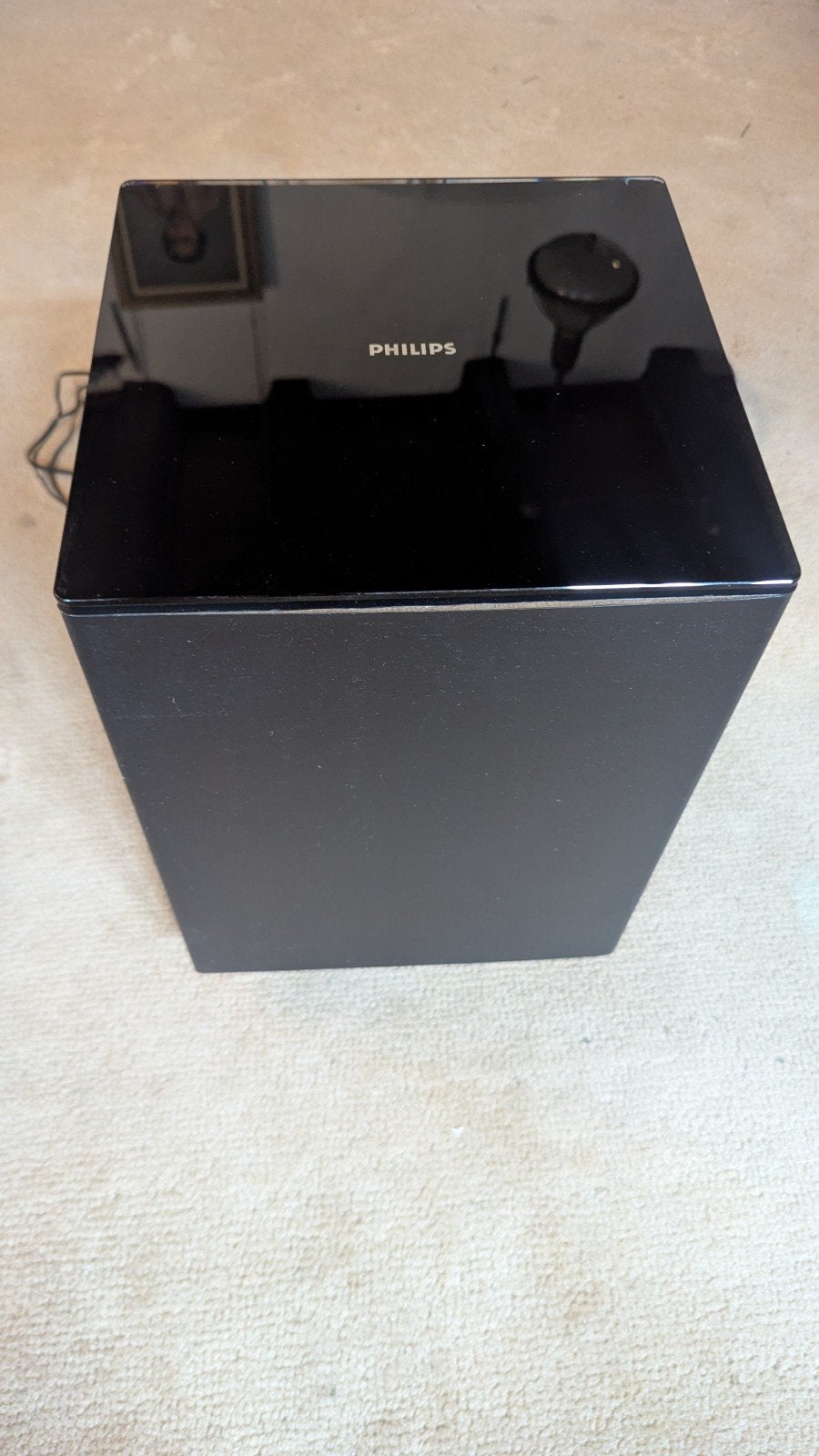 Philips SW8100/12 Subwoofer - Zwart, Philips, 70 watt of meer, Ophalen of Verzenden, Gebruikt