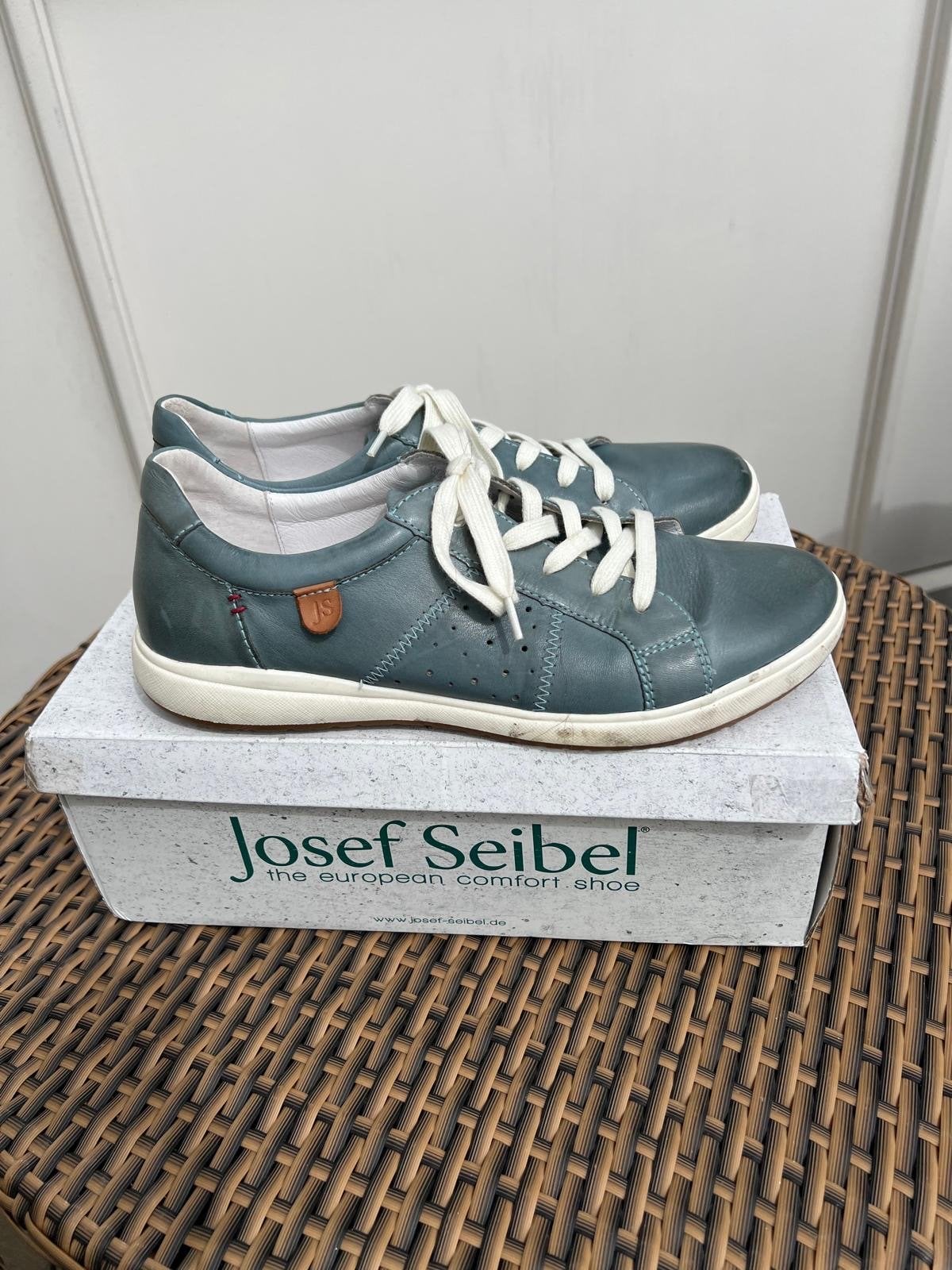 Josef Seibel blauwe sneakers - zacht leer, Kleding | Dames, Schoenen, Ophalen of Verzenden, Blauw, Sneakers of Gympen