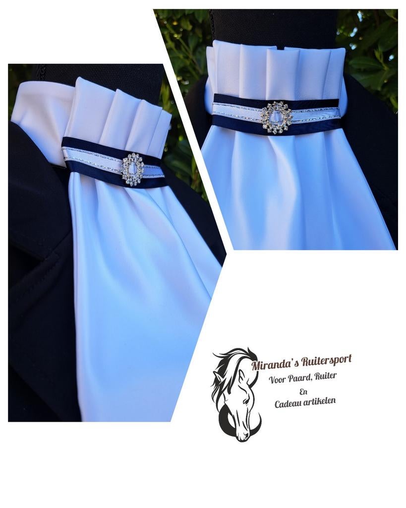 Made by Lique plastron Harmonica Blauw (3), ., Overige typen, Ophalen of Verzenden, .