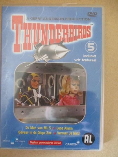 adv10933 thunderbirds dvd 5, Ophalen, Overige figuren, Gebruikt, Overige typen