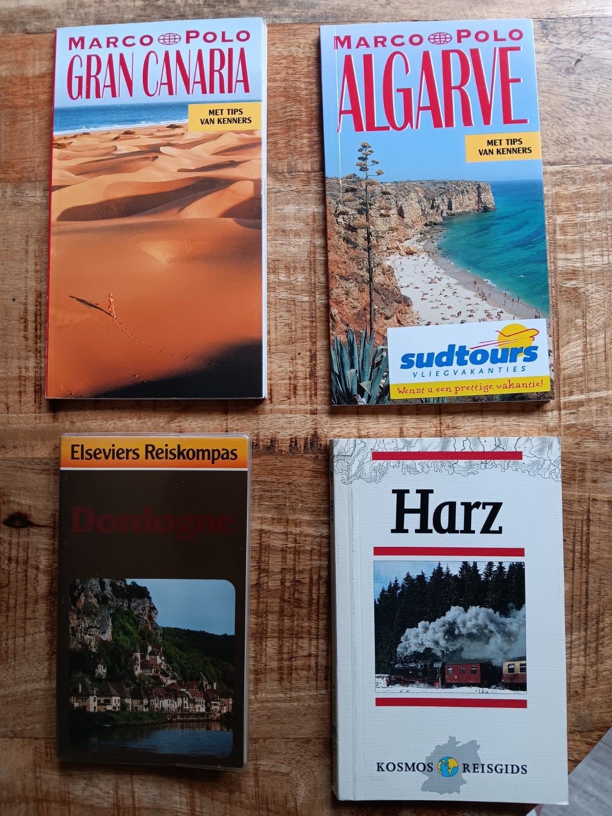 Harz, Algarve, Cran Canaria, Dordogne, reisgidjes, Boeken, Reisgidsen, Ophalen of Verzenden, Zo goed als nieuw, Europa, Overige merken