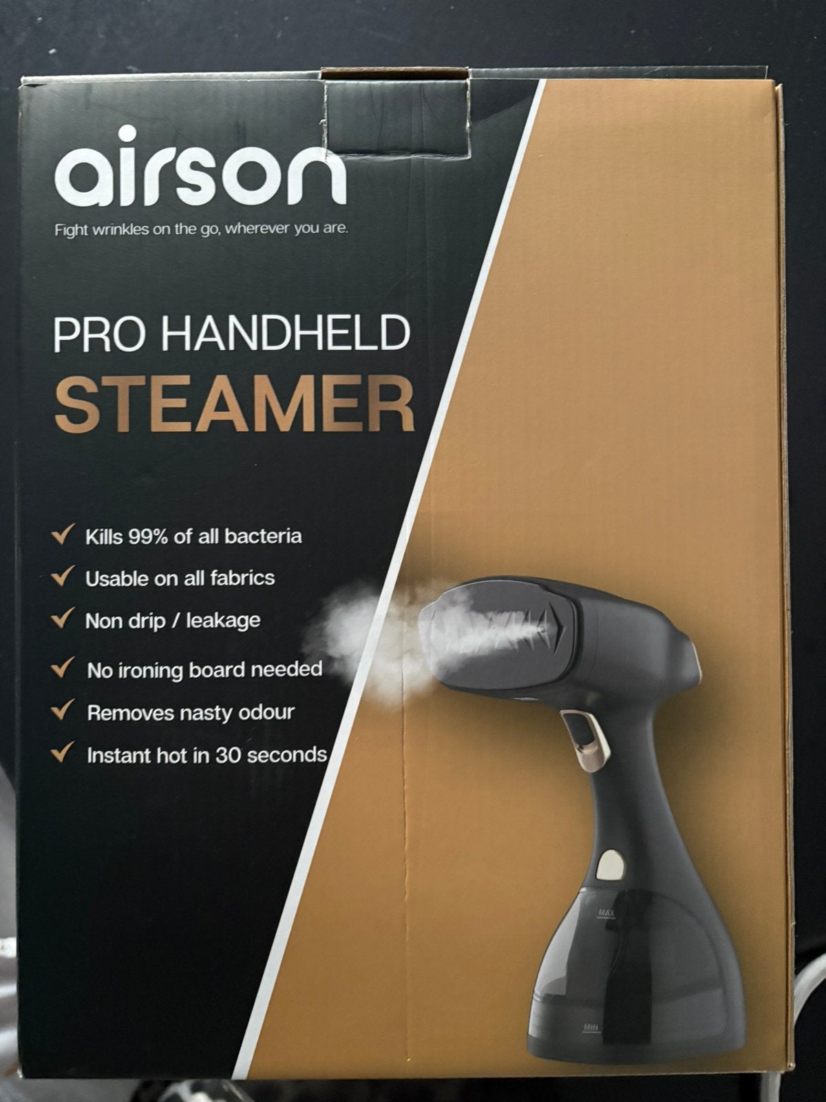 Airson handstomer, Ophalen of Verzenden, Zo goed als nieuw, Draadloos strijkijzer