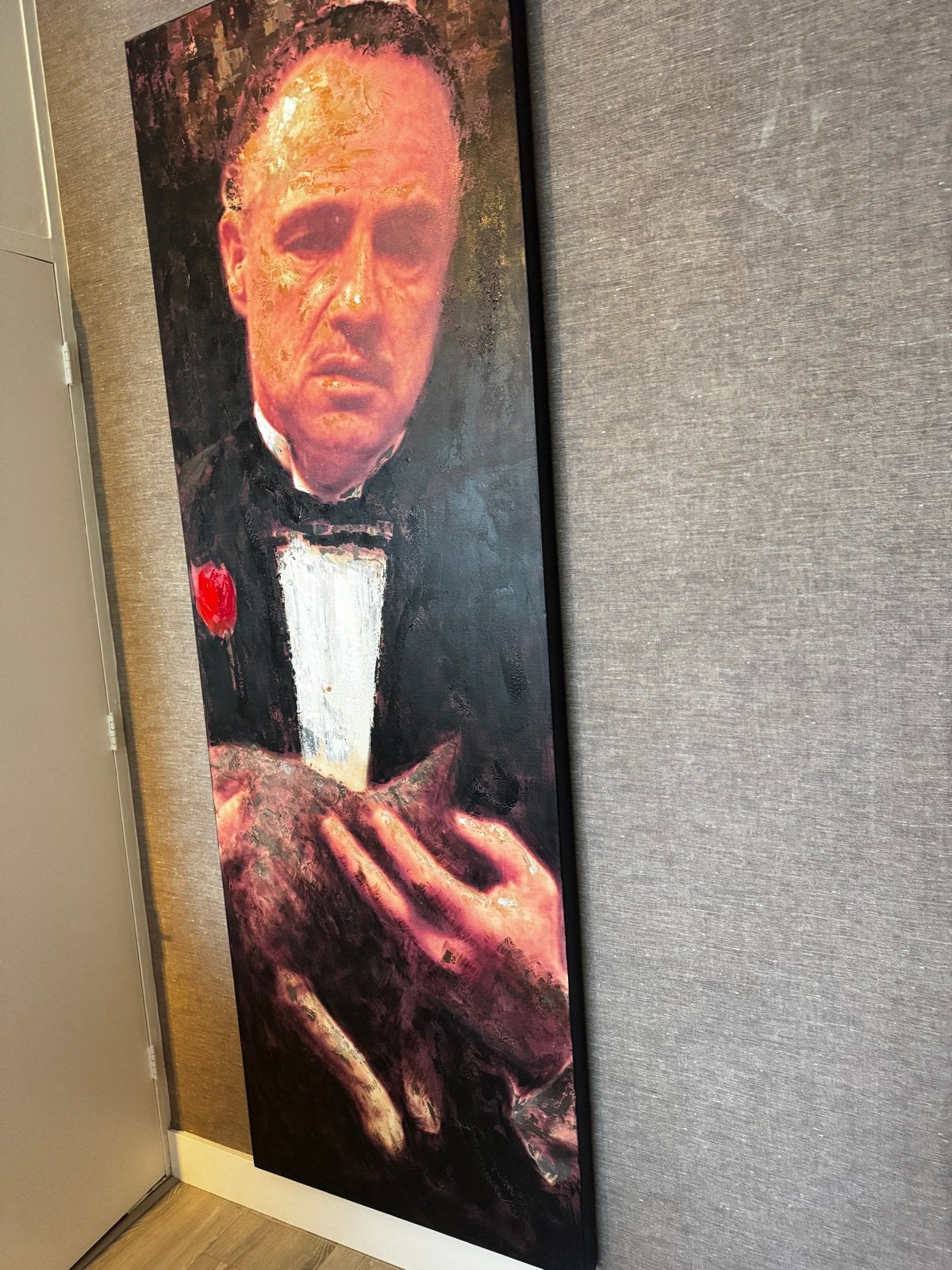 Schilderij Marlon Brando als Don Vito Corleone (Godfather), Ophalen of Verzenden
