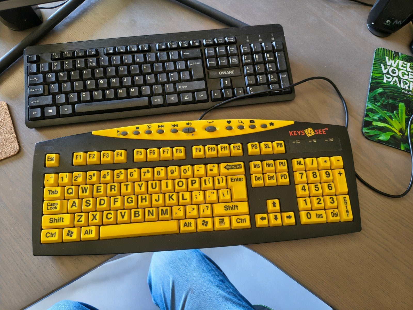KeysUsee toetsenbord voor mensen met visuele beperking, KeysUsee, Plug-and-play, Ophalen of Verzenden, Zo goed als nieuw