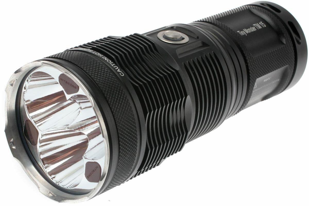 Nitecore TM15 Tiny Monster zaklamp 2650 lumen nieuwstaat, Ophalen of Verzenden, Zo goed als nieuw, Accu