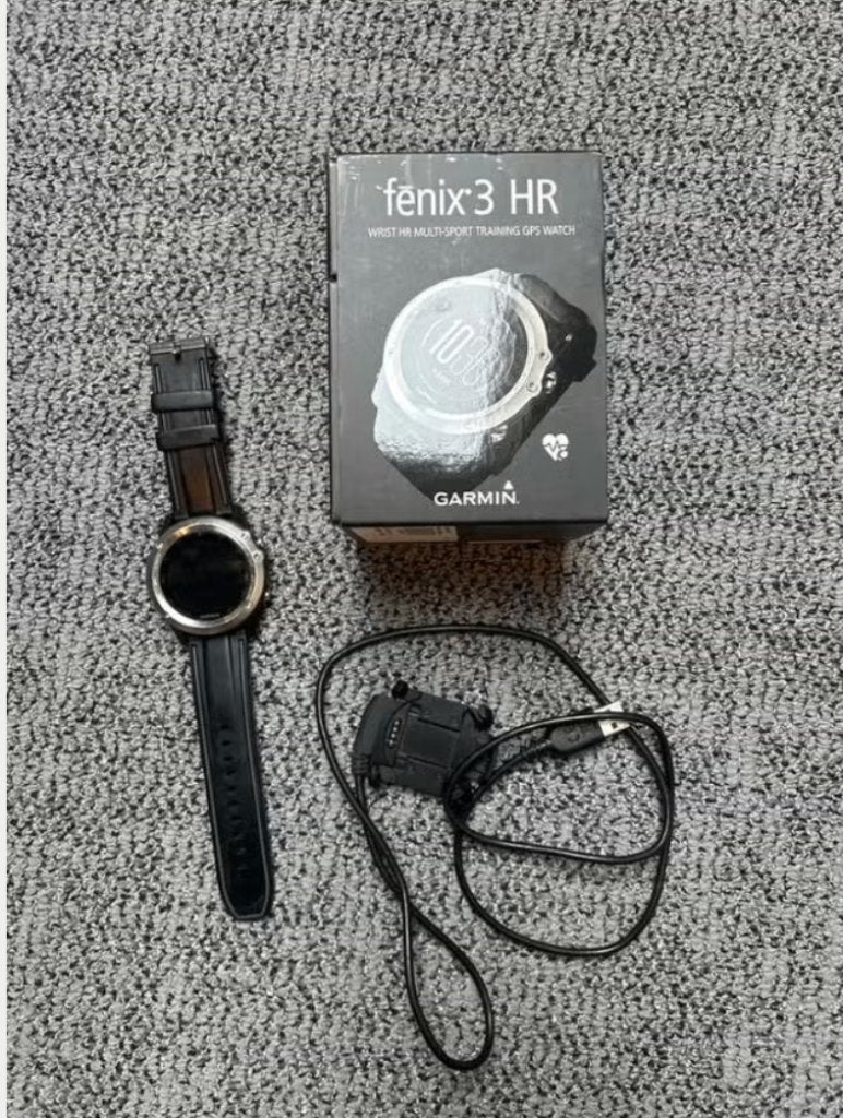 Garmin Fenix 3 HR Sporthorloge, Gebruikt, Zwart, Garmin, Ophalen of Verzenden