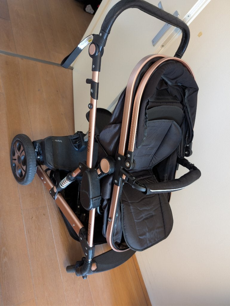 Complete Kesser 3-in-1 Kinderwagen Combi-set, Gebruikt, Combiwagen, Verstelbare duwstang, Ophalen