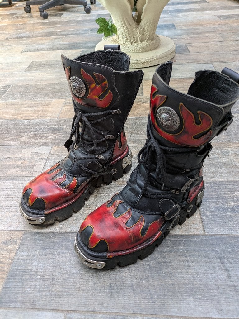 Heren New Rocks Laarzen, Kleding | Heren, Schoenen, Overige kleuren, Boots, Ophalen of Verzenden, Gedragen