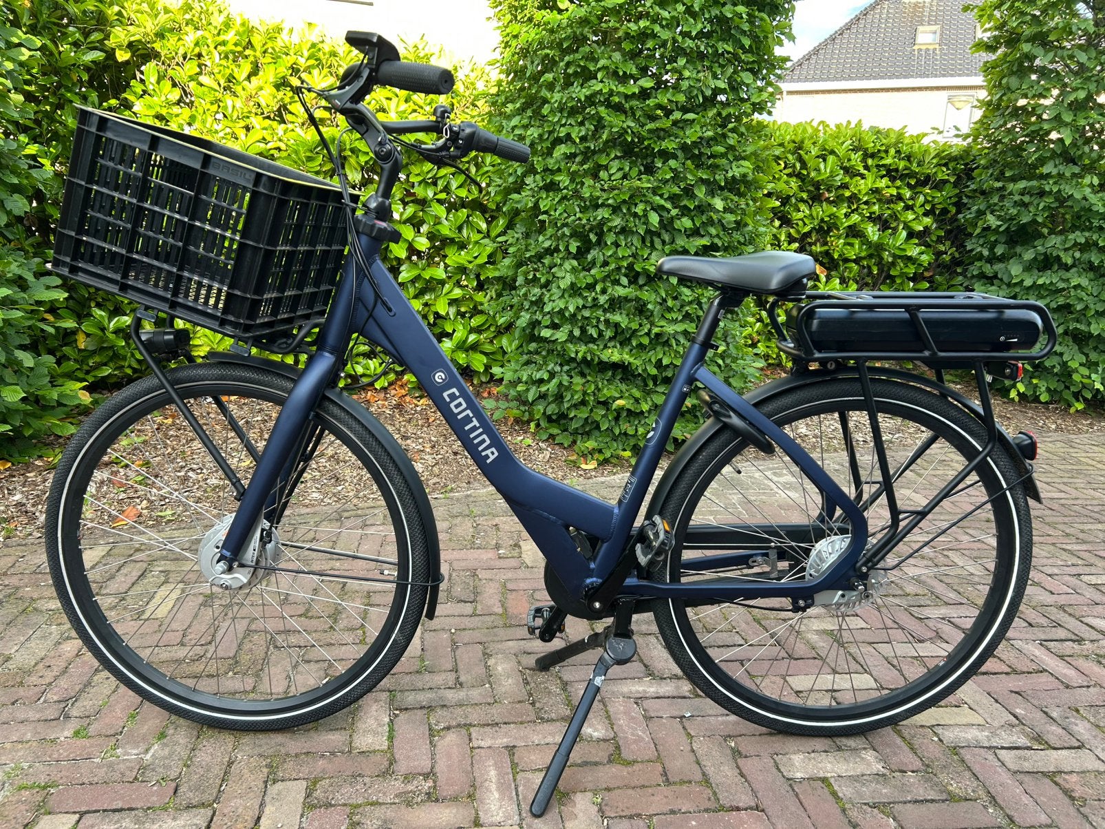 E-bike Cortina E-common Family, 600Wh Bafang, Nieuwstaat, Ophalen, Zo goed als nieuw, 50 km per accu of meer, Cortina